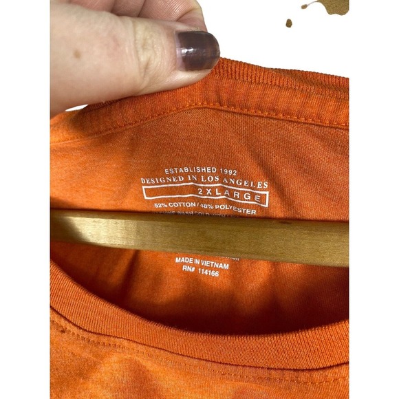 OSU Cowboys T Shirt 2XL Womens Short Sleeve Knit Oklahoma State Orange 2X - Picture 4 of 4